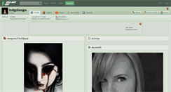 Desktop Screenshot of indigodesigns.deviantart.com