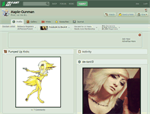 Tablet Screenshot of maple-gunman.deviantart.com