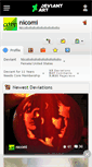 Mobile Screenshot of nicomi.deviantart.com