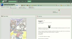 Desktop Screenshot of miathekittyvampire.deviantart.com