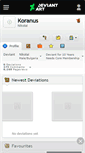 Mobile Screenshot of koranus.deviantart.com
