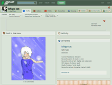 Tablet Screenshot of ichigo-cat.deviantart.com