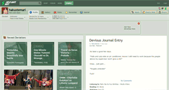 Desktop Screenshot of hakuxtemari.deviantart.com