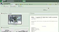 Desktop Screenshot of cryonindustries.deviantart.com