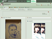Tablet Screenshot of moschmosch.deviantart.com