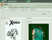 Tablet Screenshot of drigo77.deviantart.com