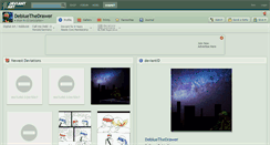 Desktop Screenshot of debluethedrawer.deviantart.com