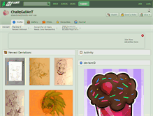 Tablet Screenshot of cha0zgallant.deviantart.com