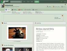 Tablet Screenshot of hutsonlover.deviantart.com