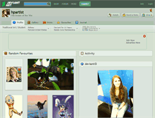 Tablet Screenshot of hpartist.deviantart.com