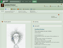 Tablet Screenshot of cptalbertwesker.deviantart.com