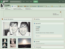 Tablet Screenshot of coregio.deviantart.com