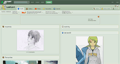 Desktop Screenshot of leahlevi.deviantart.com