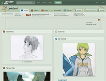 Tablet Screenshot of leahlevi.deviantart.com