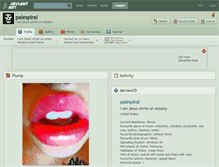 Tablet Screenshot of palespiral.deviantart.com