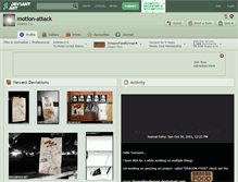 Tablet Screenshot of motion-attack.deviantart.com