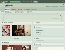 Tablet Screenshot of madpipertn.deviantart.com