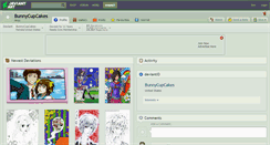 Desktop Screenshot of bunnycupcakes.deviantart.com