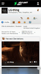 Mobile Screenshot of lg-thing.deviantart.com
