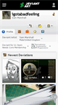 Mobile Screenshot of igotabadfeeling.deviantart.com
