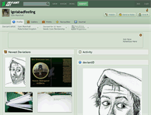 Tablet Screenshot of igotabadfeeling.deviantart.com