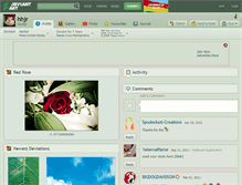 Tablet Screenshot of hhjr.deviantart.com