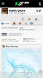Mobile Screenshot of manic-goose.deviantart.com