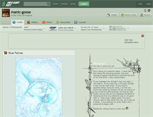 Tablet Screenshot of manic-goose.deviantart.com