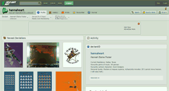 Desktop Screenshot of hannaheart.deviantart.com