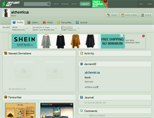 Tablet Screenshot of alchemicus.deviantart.com