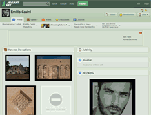 Tablet Screenshot of emilio-casini.deviantart.com