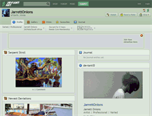Tablet Screenshot of jarrettonions.deviantart.com
