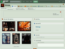 Tablet Screenshot of batanga.deviantart.com