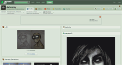 Desktop Screenshot of darkcorey.deviantart.com