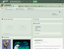 Tablet Screenshot of linktastic.deviantart.com