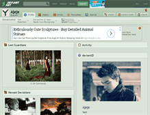 Tablet Screenshot of ajeje.deviantart.com