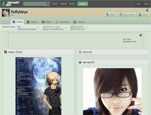 Tablet Screenshot of fluffykikyo.deviantart.com