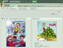 Tablet Screenshot of frauv8.deviantart.com