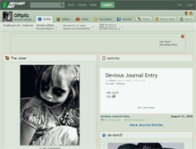 Tablet Screenshot of giftpilz.deviantart.com