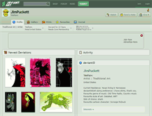 Tablet Screenshot of jimpuckett.deviantart.com