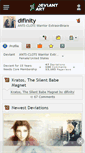 Mobile Screenshot of difinity.deviantart.com