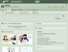 Tablet Screenshot of difinity.deviantart.com