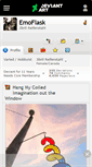 Mobile Screenshot of emoflask.deviantart.com