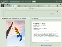 Tablet Screenshot of emoflask.deviantart.com