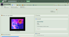 Desktop Screenshot of extremekaat.deviantart.com