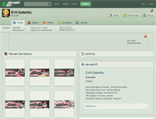 Tablet Screenshot of evil-gotenks.deviantart.com