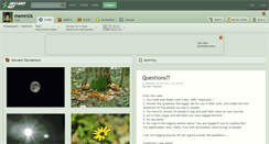 Desktop Screenshot of memrick.deviantart.com