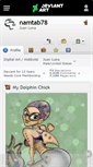 Mobile Screenshot of namtab78.deviantart.com