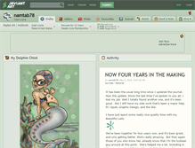 Tablet Screenshot of namtab78.deviantart.com