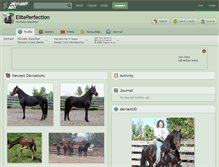 Tablet Screenshot of eliteperfection.deviantart.com